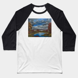 Autumn Clouds Baseball T-Shirt